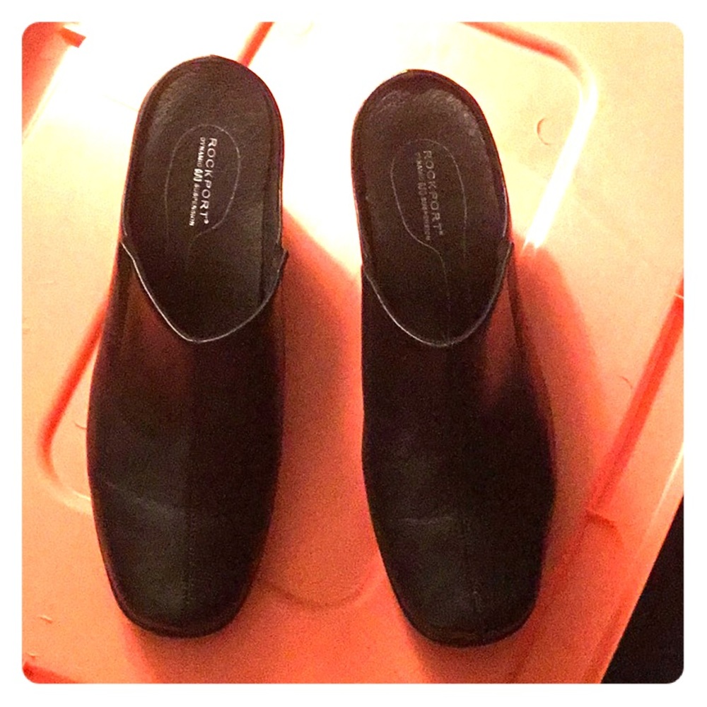 Rockport wedge heeled mules